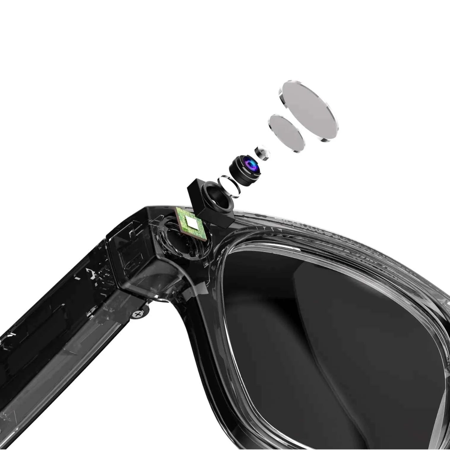 AI Tech Smart Glasses - HD Video Recording & Touch Controls