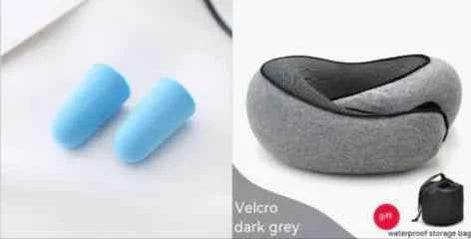Premium Memory Foam Travel Neck Pillow | Ergonomic U-Shaped Support Cushion for Flights, Car & Office