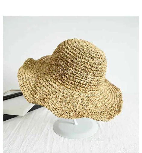 Versatile Foldable Straw Sun Hat for Women | Summer Beach UV Protection Hat