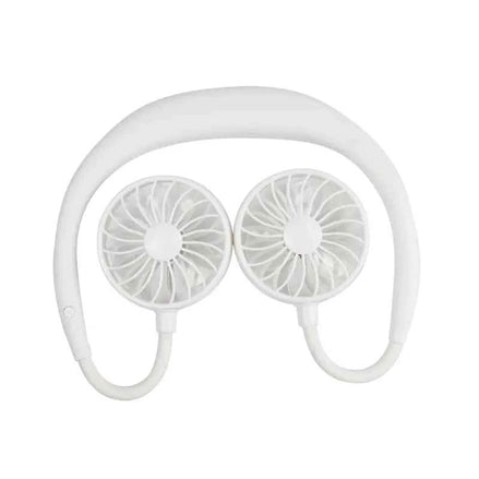 Portable USB Neck Fan – Hands-Free Mini Cooling Fan for Students, Travel & Outdoor Use