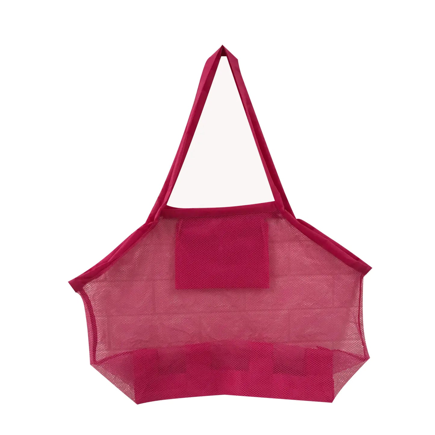 Summer Portable Mesh Beach Bag – Lightweight Toy & Shell Organizer for Kids