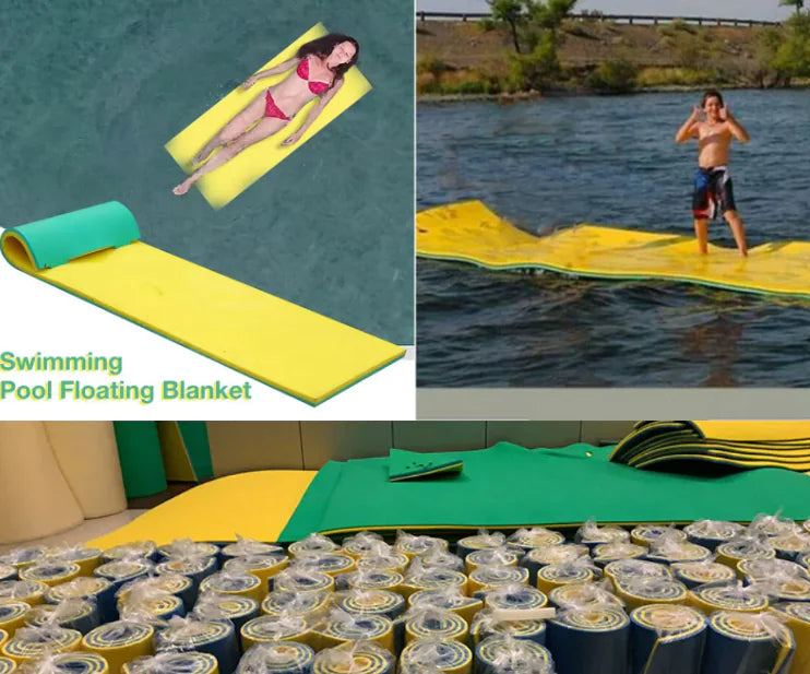 🌊 Floating Water Sports Mat – Durable, Portable & Fun for Beach, Lake & Pool