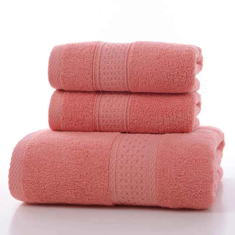 Milan Cotton Towel Set – Thick & Absorbent Bath Towels Combo