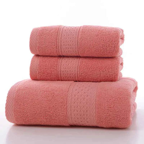 Milan Cotton Towel Set – Thick & Absorbent Bath Towels Combo