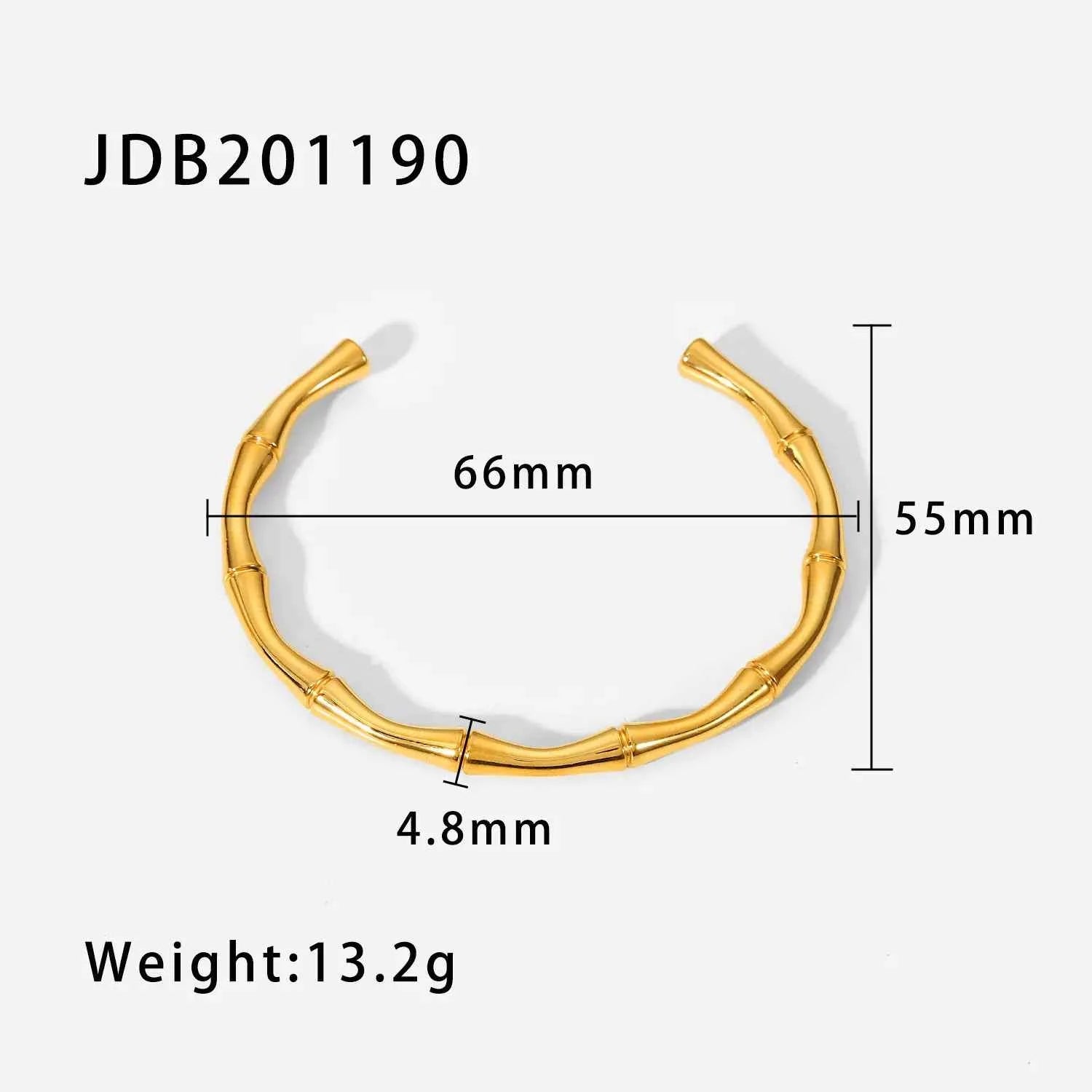 Vintage Stainless Steel Bracelet – Women’s Gold Bangle Jewelry