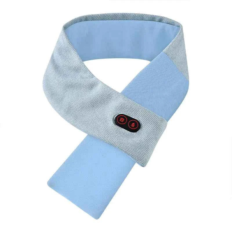 Heated Scarf for Neck Pain Relief | Unisex Electric Warming Scarf with Heat Therapy & Massage