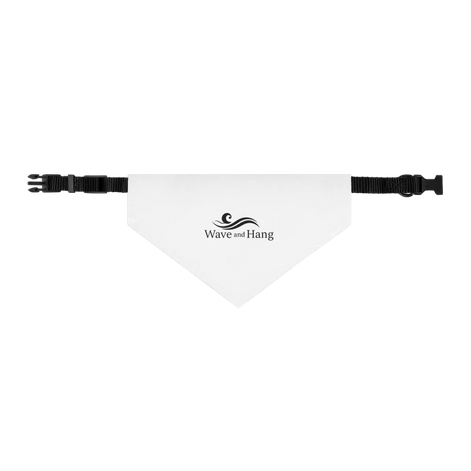 Wave and Hang Pet Bandana Collar | Adjustable Polyester Scarf