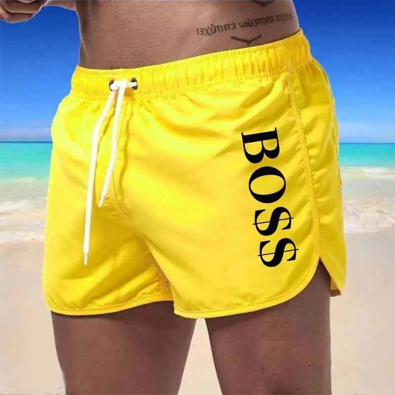 Men’s Multi-Color Beach Shorts – Stylish Polyester Swimwear