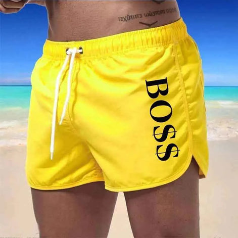 Men’s Multi-Color Beach Shorts – Stylish Polyester Swimwear
