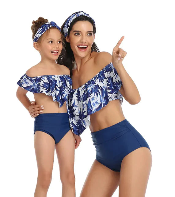 Mommy & Me Matching Bikini Set – Family Swimwear Collection