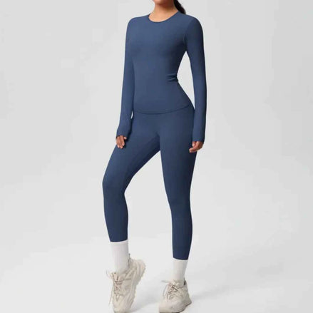 Premium Double-Sided Yoga Suit – Seamless, Stretch & Comfort