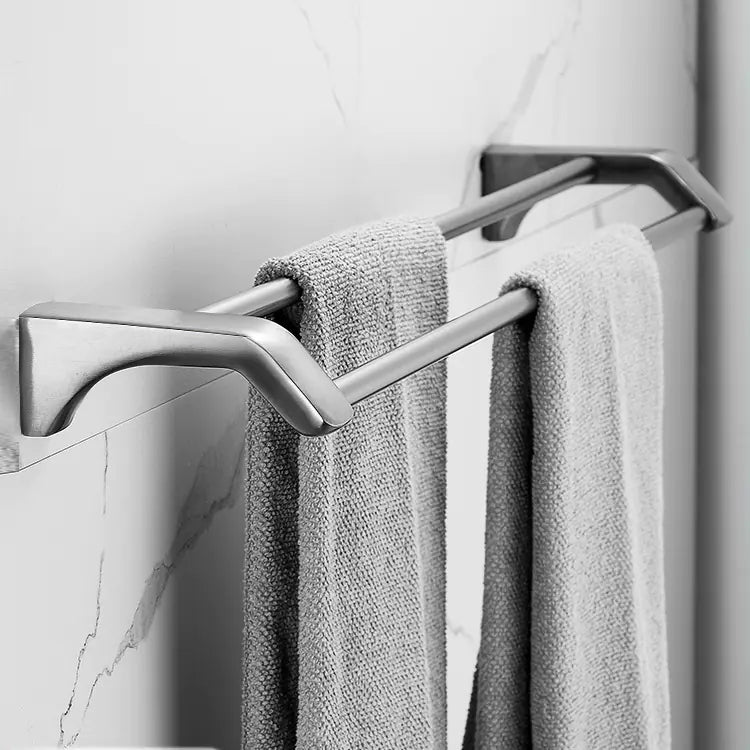 Premium 304 Stainless Steel Towel Rack Set for Bathroom, Kitchen, and Home Organization – Rustproof Wall Mounted Holder with Modern Minimalist Design