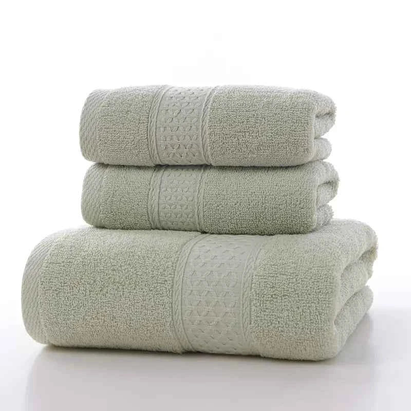 Milan Cotton Towel Set – Thick & Absorbent Bath Towels Combo