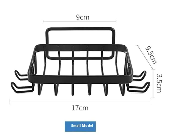 Iron Triangle Bathroom Storage Rack Set – Corner Wall Organizer Shelves for Toiletries, Shower, and Home Décor
