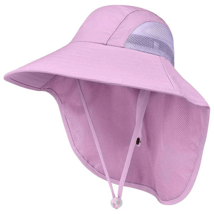 Kids Sun Hat UPF 50+ UV Protection with Neck Flap | Adjustable Breathable Summer Beach Cap for Boys & Girls