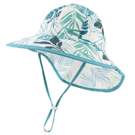 Toddler Waterproof Sun Hat with Neck Flap | Kids UV Protection Swim Hat for Boys & Girls
