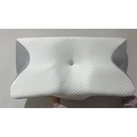 Orthopedic Memory Foam Cervical Pillow | Ergonomic Butterfly Neck Support Cushion for Pain Relief & Alignment