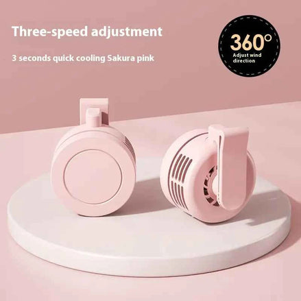 Mini USB Portable Fan – Compact, Quiet, Rechargeable with 3-Speed Settings