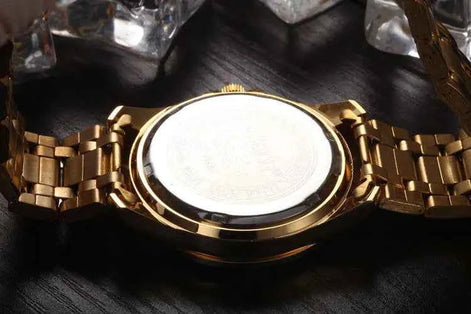 Couple’s Waterproof Quartz Watch – Deluxe Morning Edition, Unisex