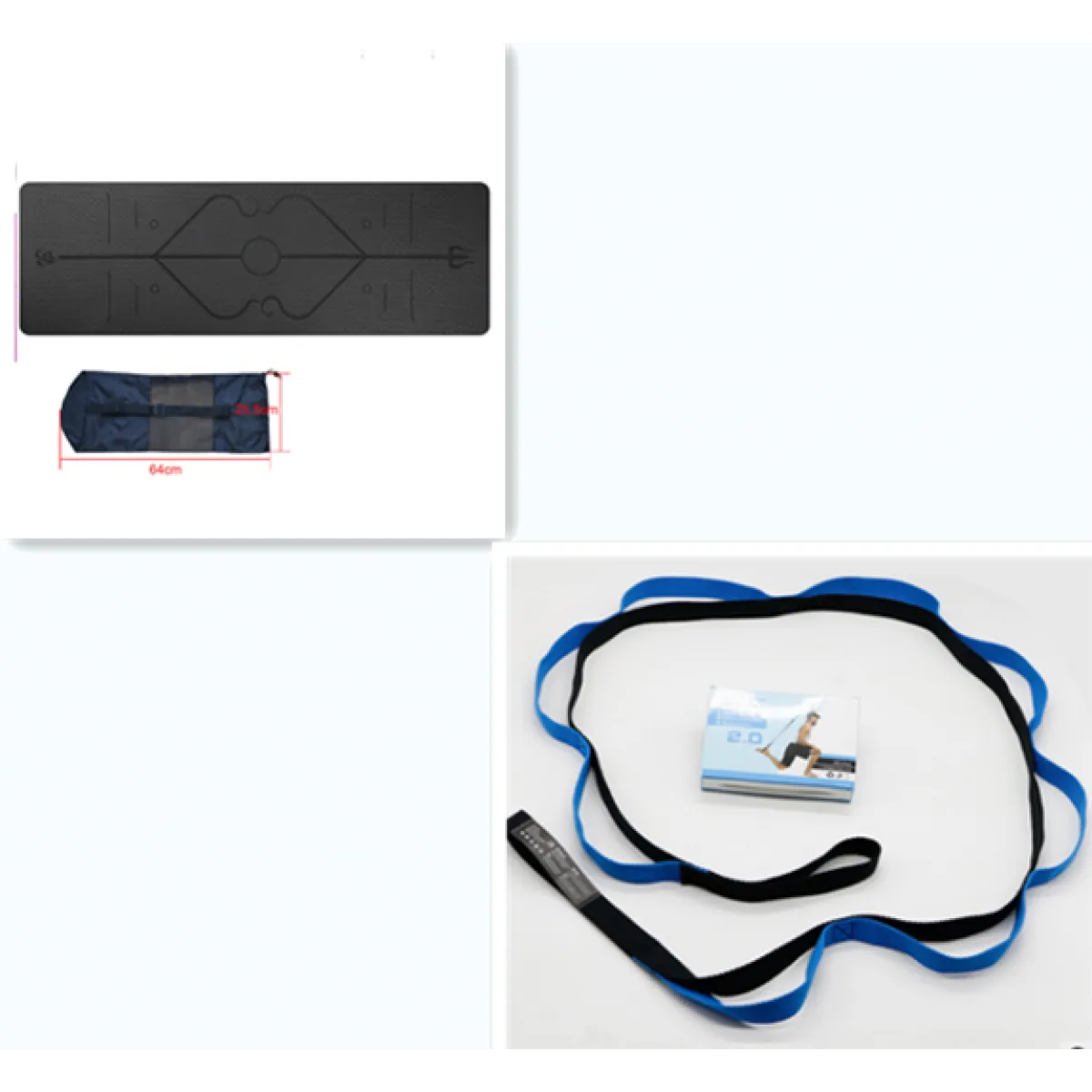 Non-Slip Fitness Yoga Mat – Cushioned, Durable & Lightweight for All Workouts