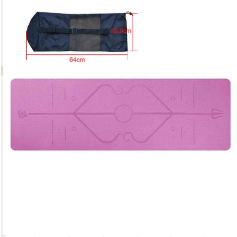 Non-Slip Fitness Yoga Mat – Cushioned, Durable & Lightweight for All Workouts