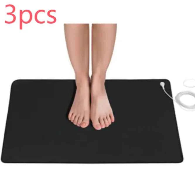 Conductive Leather Yoga Mat – Eco-Friendly Grounding Mat with Non-Slip Surface