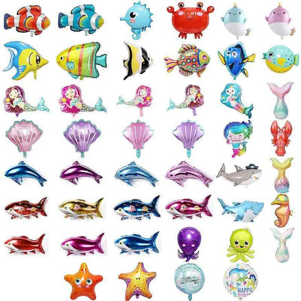 Children’s Mermaid Tail Inflatable Balloon Set – Ocean Theme Party Décor for Kids