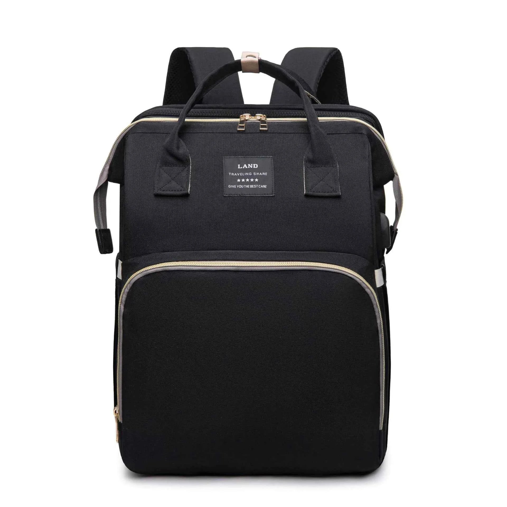 Durable Mommy Travel Backpack – Stylish, Large-Capacity Diaper Bag with Ergonomic Design for Moms