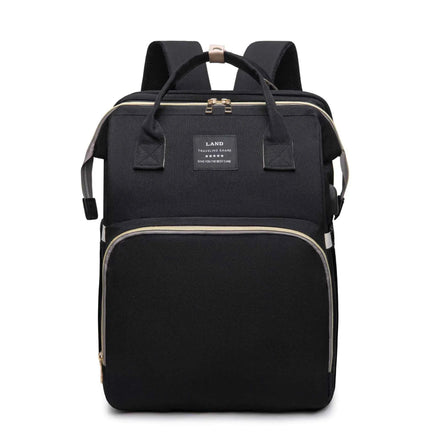 Durable Mommy Travel Backpack – Stylish, Large-Capacity Diaper Bag with Ergonomic Design for Moms