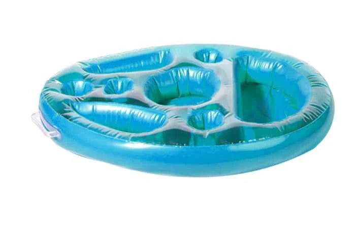Inflatable Pineapple Pool Drink Holder – Floating Snack & Beverage Tray for Pool Parties & Beach Fun