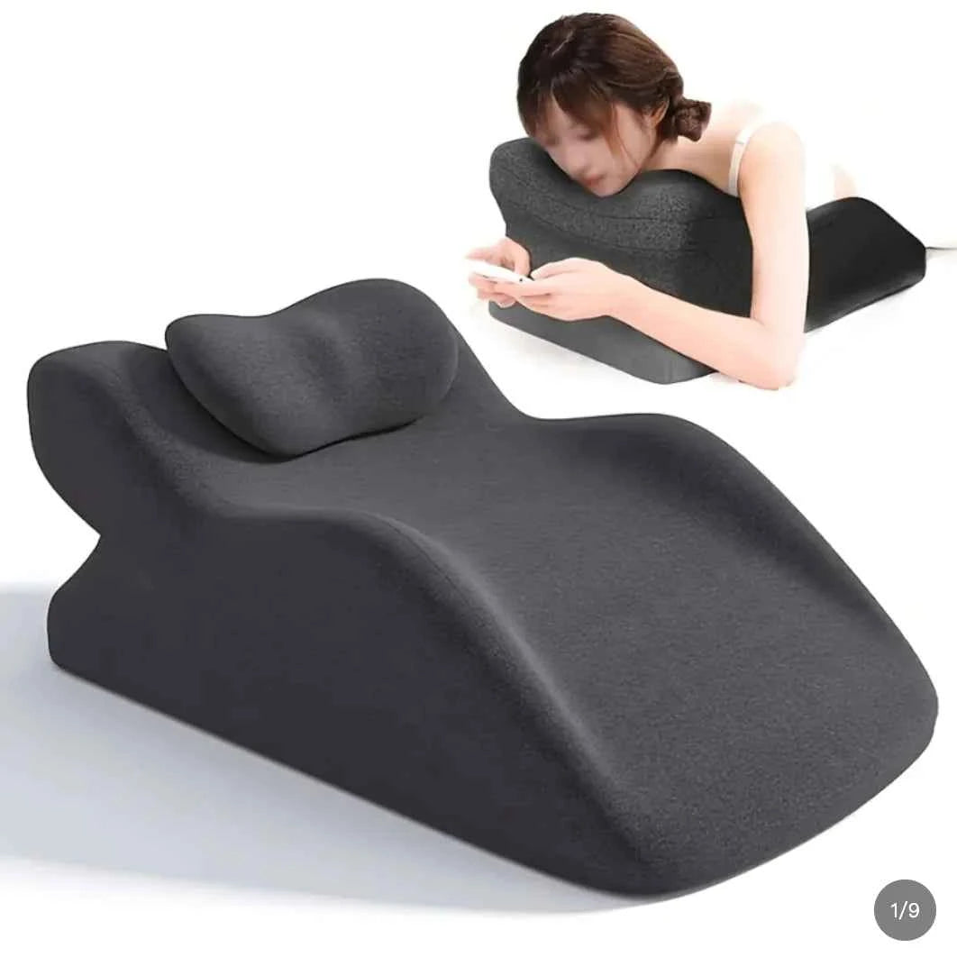Stomach Sleeper Pillow by [Brand Name] - Gentle Support for Comfort