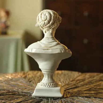 Resin Venus Bust Sculpture | Classical Decorative Statue for Living Room | Elegant Home Decor Figurine 23.5cm