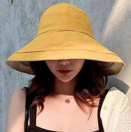 Women’s UV Protection Sun Hat | Wide Brim Foldable Summer Face Shield Hat