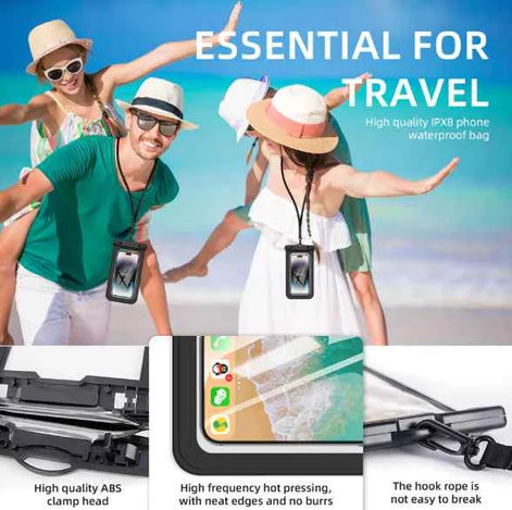 Waterproof Phone Pouch | IPX8 Floating Case for Swimming & Beach
