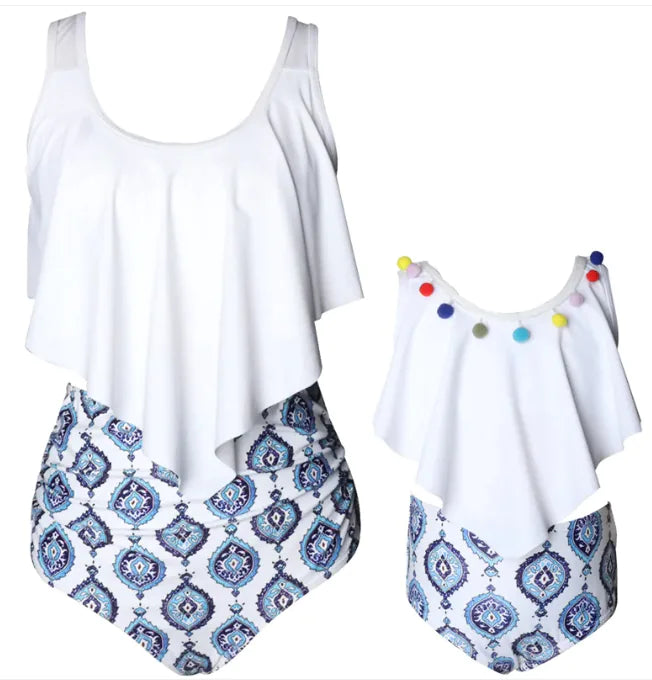 Mommy & Me Matching Bikini Set – Family Swimwear Collection