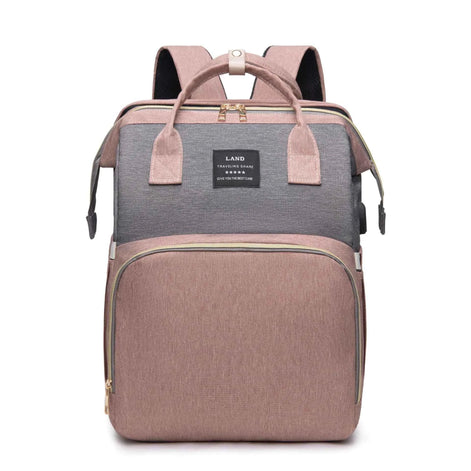 Durable Mommy Travel Backpack – Stylish, Large-Capacity Diaper Bag with Ergonomic Design for Moms