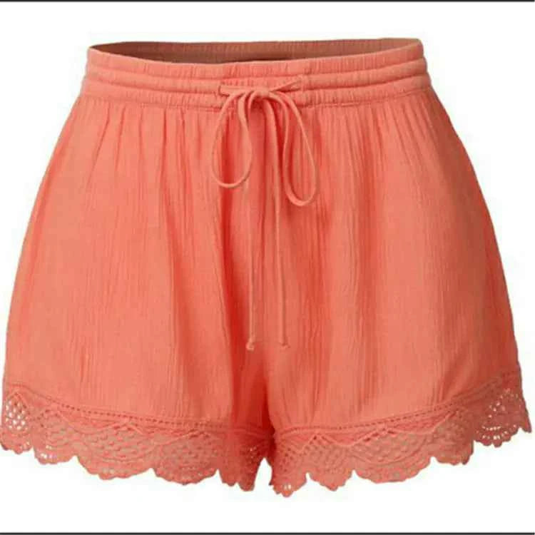 Plus Size Summer Women’s Casual Beach Shorts – Lightweight & Stylish
