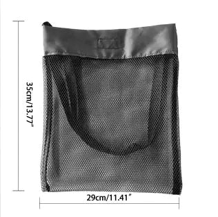 Summer Portable Mesh Beach Bag – Lightweight Toy & Shell Organizer for Kids
