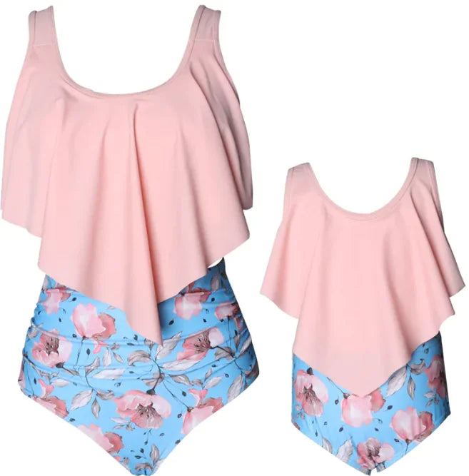 Mommy & Me Matching Bikini Set – Family Swimwear Collection