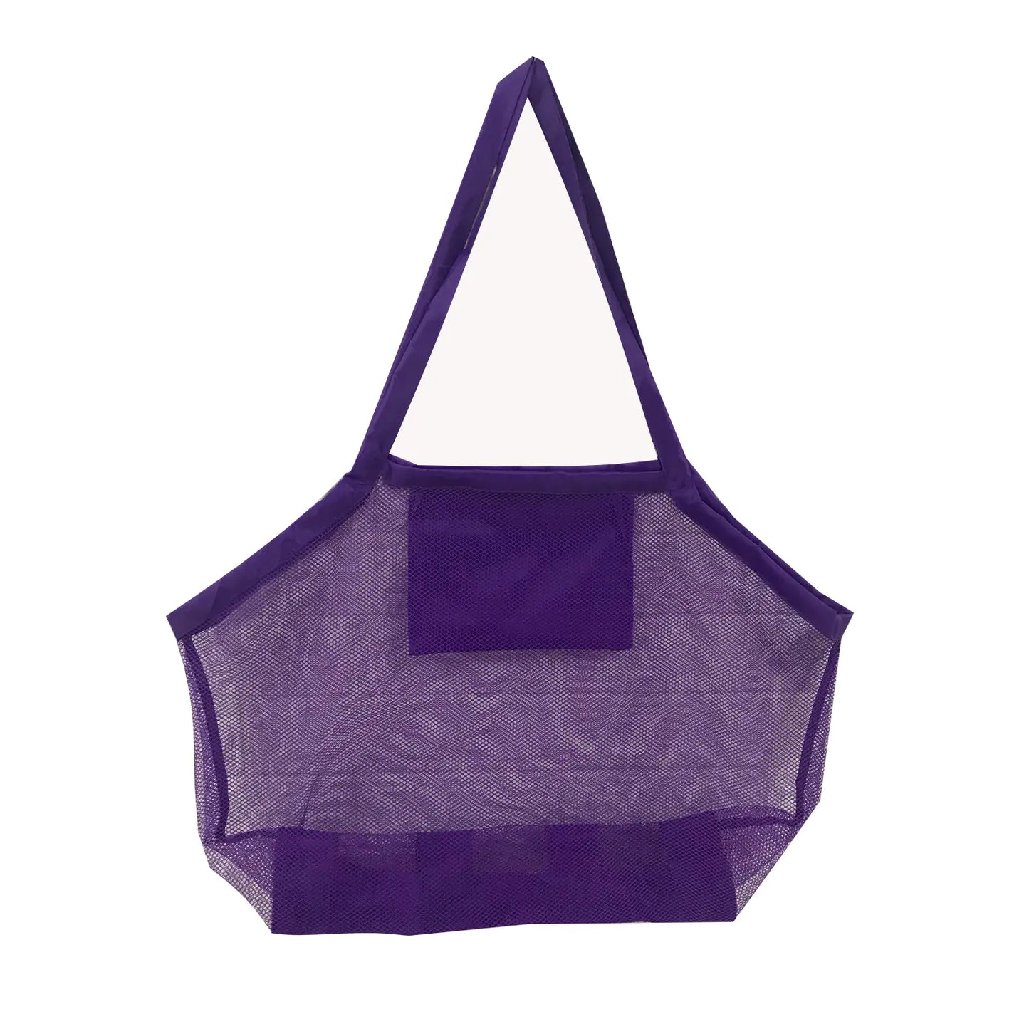 Summer Portable Mesh Beach Bag – Lightweight Toy & Shell Organizer for Kids