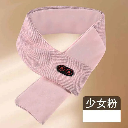 Heated Scarf for Neck Pain Relief | Unisex Electric Warming Scarf with Heat Therapy & Massage