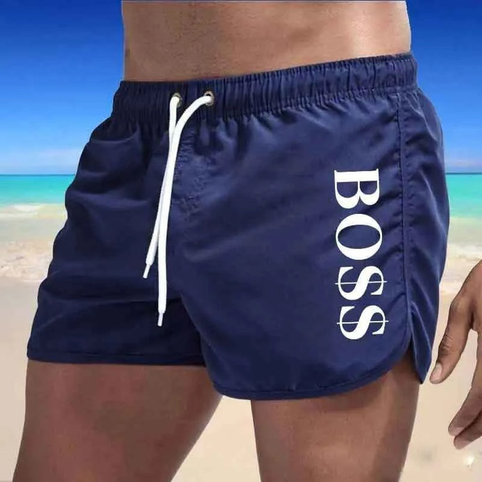 Men’s Multi-Color Beach Shorts – Stylish Polyester Swimwear