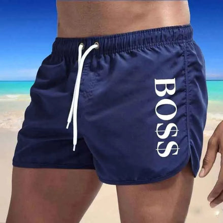 Men’s Multi-Color Beach Shorts – Stylish Polyester Swimwear