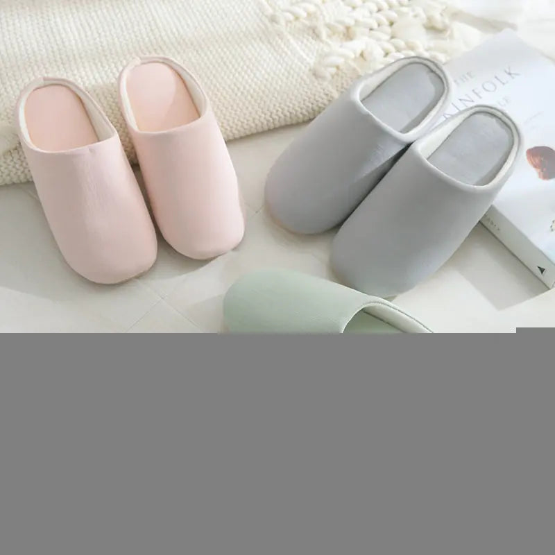 Indoor Cotton-Linen Home Slippers – Anti-Slip, Breathable, Soft Comfort Shoes for All Seasons