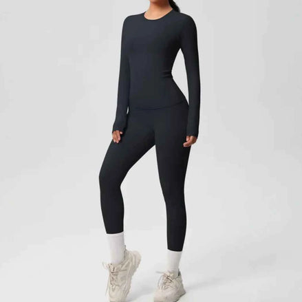 Premium Double-Sided Yoga Suit – Seamless, Stretch & Comfort