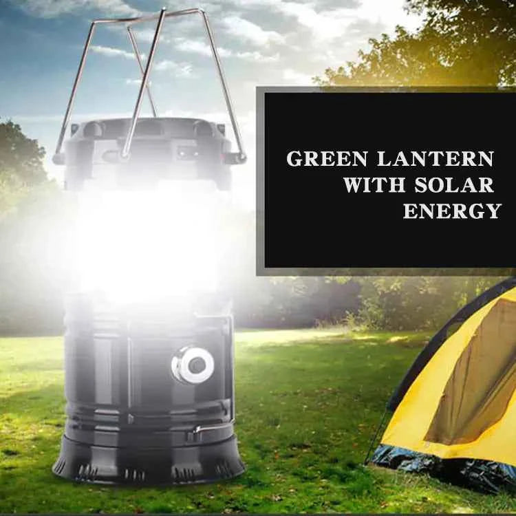 Solar Multi-Functional Camping Lantern with Charger – Retractable LED Light for Outdoor & Emergency Use