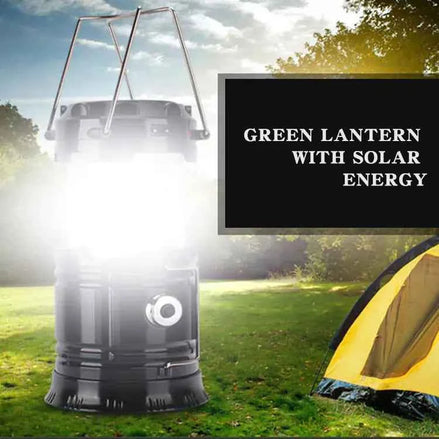 Solar Multi-Functional Camping Lantern with Charger – Retractable LED Light for Outdoor & Emergency Use