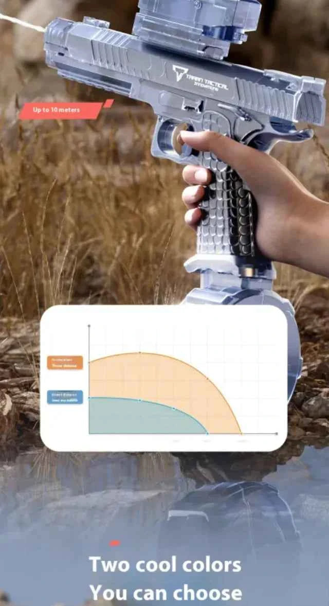Electric Light-Up Water Gun – LED Rechargeable Battle Blaster