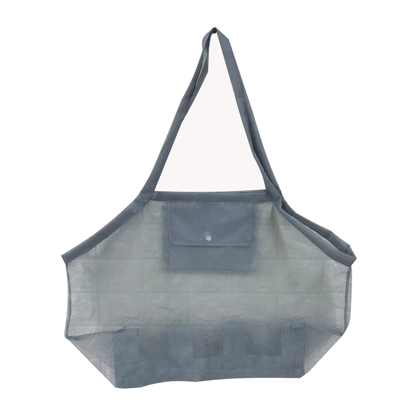 Summer Portable Mesh Beach Bag – Lightweight Toy & Shell Organizer for Kids