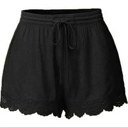 Plus Size Summer Women’s Casual Beach Shorts – Lightweight & Stylish